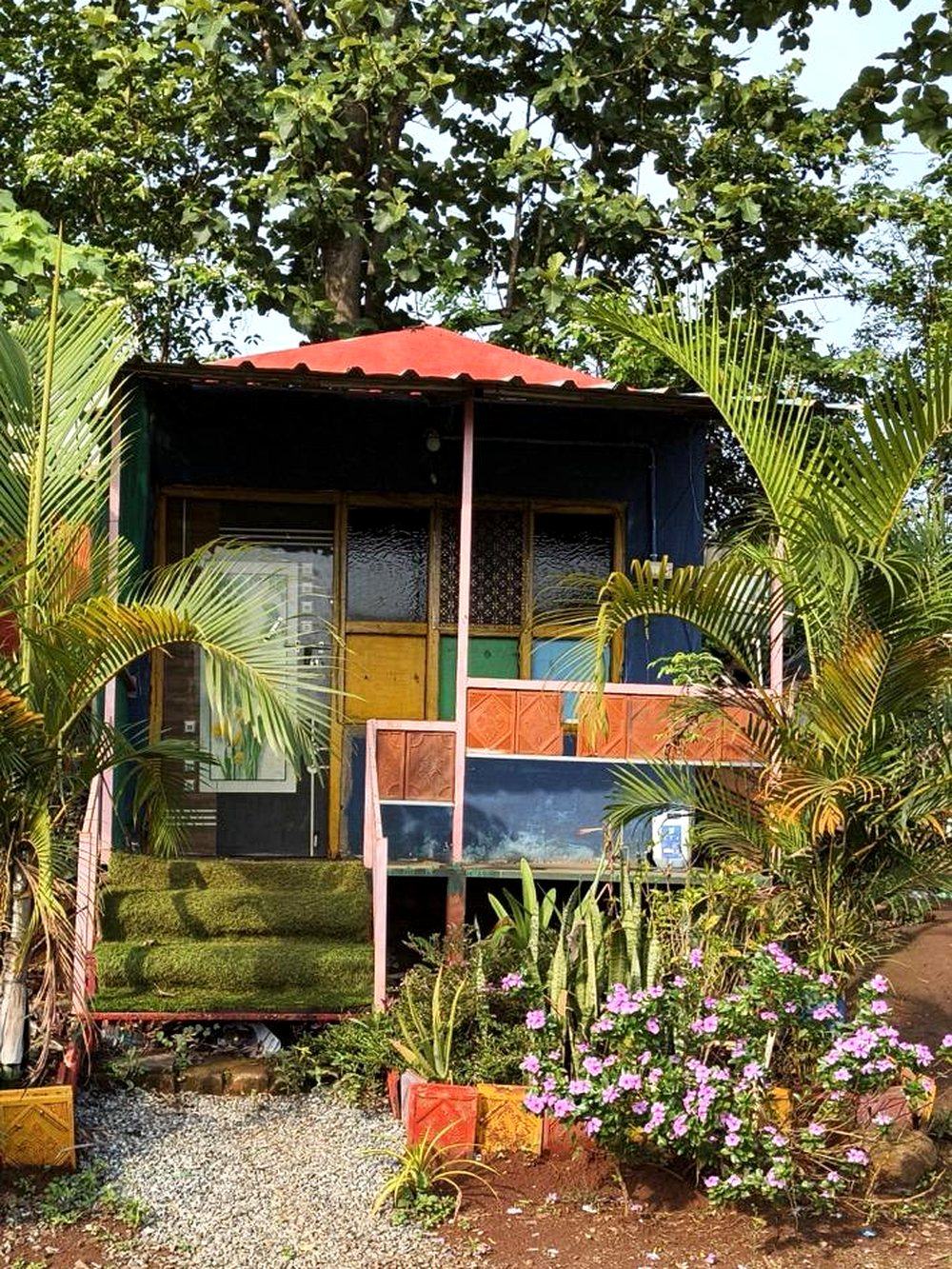 Pathway into Rayudu Resort's