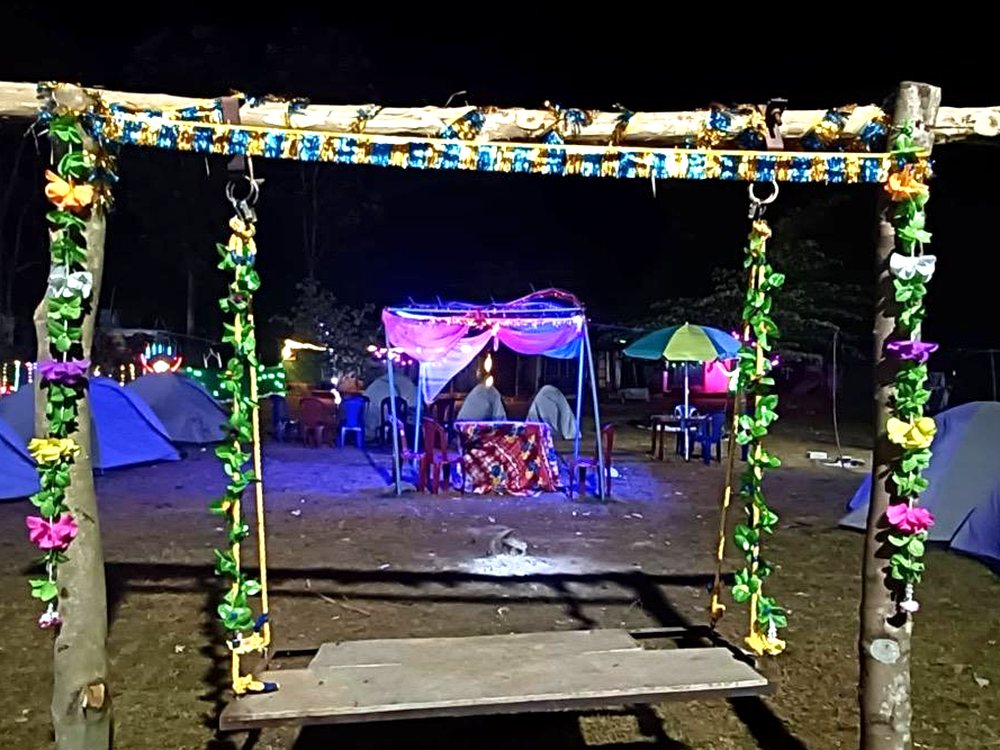 Camp Tent (Bonfire Deck) at Rayudu Resort's Lambasingi